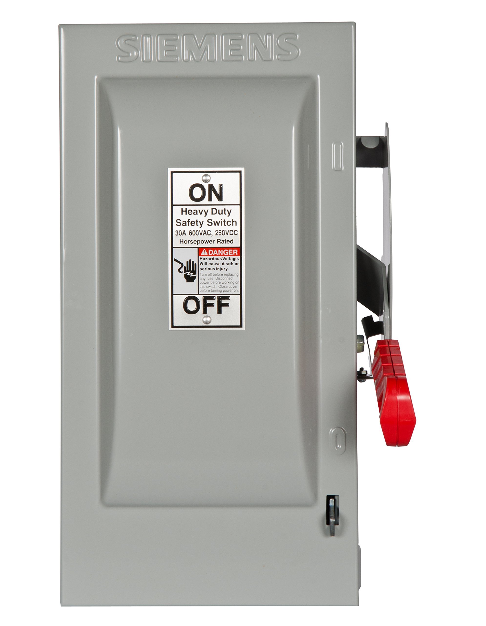 Siemens HF361 30-Amp 3 Pole 600-volt 3 Wire Fused Heavy Duty